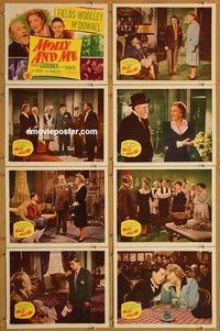 a123 MOLLY & ME 8 movie lobby cards '45 Gracie Fields, Woolley