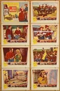 a132 NEW MEXICO 8 movie lobby cards '50 Lew Ayres, Marilyn Maxwell