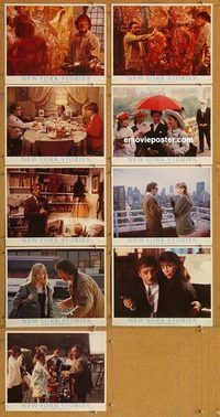 a203 NEW YORK STORIES 9 movie lobby cards '89 Allen, Scorsese, Coppola