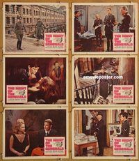 a687 NIGHT OF THE GENERALS 6 movie lobby cards '67 Peter O'Toole
