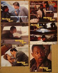 a688 NOTHING TO LOSE 6 movie lobby cards '97 Martin Lawrence, Robbins