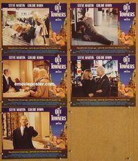 a633 OUT-OF-TOWNERS 5 movie lobby cards '99 Steve Martin, Goldie Hawn