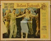 a975 PERFECT FURLOUGH movie lobby card #5 '58 Tony Curtis, Cristal