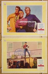 a367 PLAINSMAN 2 movie lobby cards '66 Don Murray, Guy Stockwell