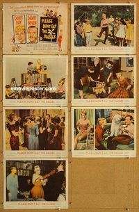 a796 PLEASE DON'T EAT THE DAISIES 7 movie lobby cards '60 Doris Day