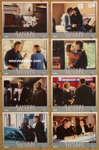 a150 RANDOM HEARTS 8 movie lobby cards '99 Harrison Ford, Pollack