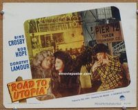 a984 ROAD TO UTOPIA movie lobby card #3 '46 Bob Hope, Lamour, Crosby