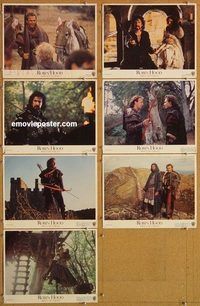 a804 ROBIN HOOD PRINCE OF THIEVES 7 movie lobby cards '91 Kevin Costner