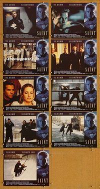 a205 SAINT 9 English movie lobby cards '97 Val Kilmer, Elisabeth Shue