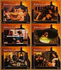 a709 SWEPT FROM THE SEA 6 movie lobby cards '97 Rachel Weisz, Perez