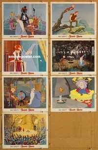 a814 SWORD IN THE STONE 7 movie lobby cards '64 Disney, King Arthur!