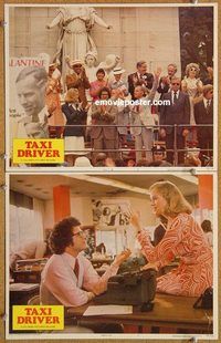 a403 TAXI DRIVER 2 movie lobby cards '76 Albert Brooks, Shepherd
