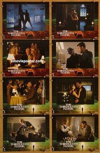 a178 THIRTEENTH FLOOR 8 movie lobby cards '99 Gretchen Mol, D'Onofrio
