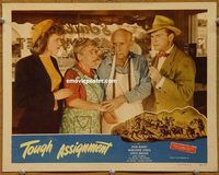 b005 TOUGH ASSIGNMENT movie lobby card '50 Red Barry, Marjorie Steele