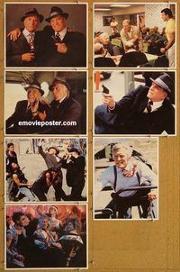 a820 TOUGH GUYS 7 movie lobby cards '86 Burt Lancaster, Kirk Douglas