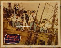 b015 TYRANT OF THE SEA movie lobby card #3 '50 Lew Landers, Williams