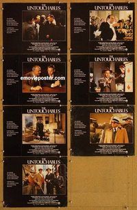 a827 UNTOUCHABLES 7 movie lobby cards '87 Costner, De Niro, Connery