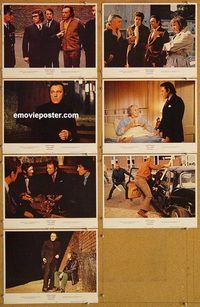 a830 VILLAIN 7 movie lobby cards '71 Richard Burton, Ian McShane