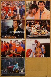a833 WATERBOY 7 movie lobby cards '98 Adam Sandler, football!