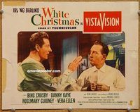 b019 WHITE CHRISTMAS movie lobby card '54 Bing Crosby, Danny Kaye