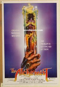c313 ALCHEMIST one-sheet movie poster '85 great horror monster image!