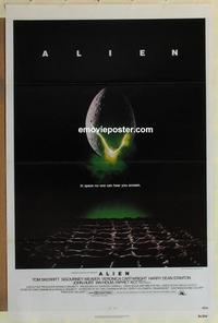 c316 ALIEN int'l one-sheet movie poster '79 Sigourney Weaver, sci-fi!