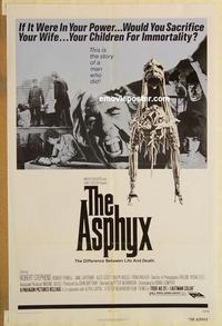 c331 ASPHYX one-sheet movie poster '72 Robert Stephens, wild horror!