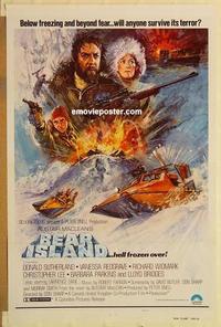 c340 BEAR ISLAND one-sheet movie poster '81 Sutherland, Redgrave