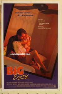 c346 BIG EASY one-sheet movie poster '87 Dennis Quaid, Ellen Barkin