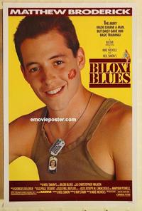 c352 BILOXI BLUES DS one-sheet movie poster '88 Matthew Broderick, Walken