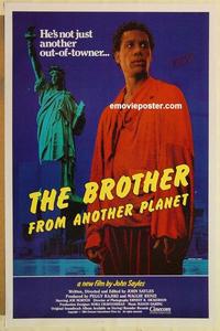 c365 BROTHER FROM ANOTHER PLANET one-sheet movie poster '84 John Sayles