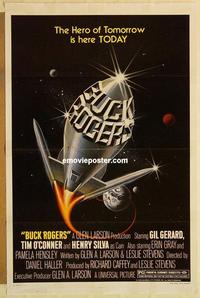 c366 BUCK ROGERS style A 1sh '79 classic sci-fi comic strip, The Hero of Tomrorrow is here Today!