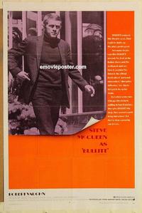 c369 BULLITT one-sheet movie poster '69 Steve McQueen, Robert Vaughn