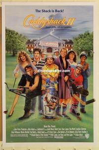 c371 CADDYSHACK 2 one-sheet movie poster '88 Chevy Chase, Dan Aykroyd