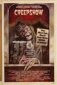 c394 CREEPSHOW one-sheet movie poster '82 George Romero, Stephen King