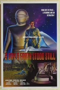 c403 DAY THE EARTH STOOD STILL one-sheet movie poster R94 great image!