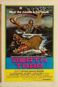 c440 EATEN ALIVE one-sheet movie poster '77 Death Trap, Tobe Hooper