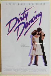 c422 DIRTY DANCING one-sheet movie poster '87 Jennifer Grey, Patrick Swayze