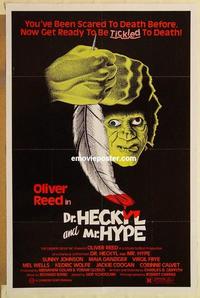 c429 DR HECKYL & MR HYPE one-sheet movie poster '80 Roger Corman, Reed