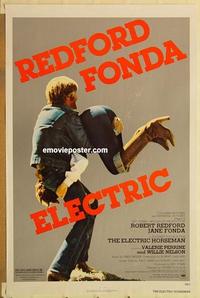 c442 ELECTRIC HORSEMAN one-sheet movie poster '79 Robert Redford, Fonda