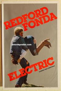 c443 ELECTRIC HORSEMAN teaser one-sheet movie poster '79 Robert Redford