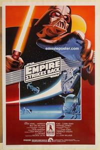 c449 EMPIRE STRIKES BACK 1sh movie poster R90 George Lucas classic!
