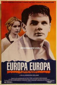 c454 EUROPA EUROPA one-sheet movie poster '90 Agnieszka Holland, German!