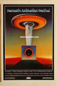 c465 FANTASTIC ANIMATION FESTIVAL one-sheet movie poster '77 Pink Floyd