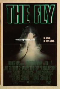 c479 FLY one-sheet movie poster '86 David Cronenberg, Jeff Goldblum