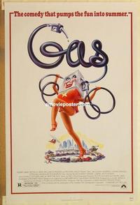 c497 GAS one-sheet movie poster '81 Susan Anspach, Howie Mandel