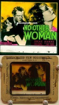 c136 NO OTHER WOMAN movie glass slide '33 Irene Dunne