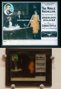 c139 NOBLE BACHELOR glass slide '21 Sherlock Holmes