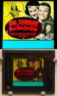 c152 OH JOHNNY HOW YOU CAN LOVE glass slide '40 Moran