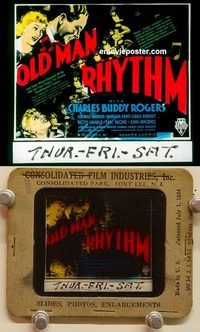 c156 OLD MAN RHYTHM glass slide'35 Charles Buddy Rogers